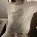 Korean Lettered Loose Tee