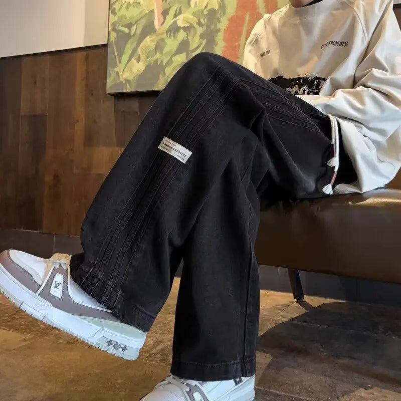 Retro Street Straight Jeans